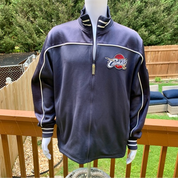 Majestic Other - ⭐️SOLD⭐️Cleveland Cavaliers NBA Majestic Full Zip Jacket | Size L | Navy Blue